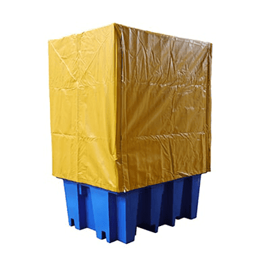 PVC Cover and Galvanised Frame To Suit Single IBC Bund