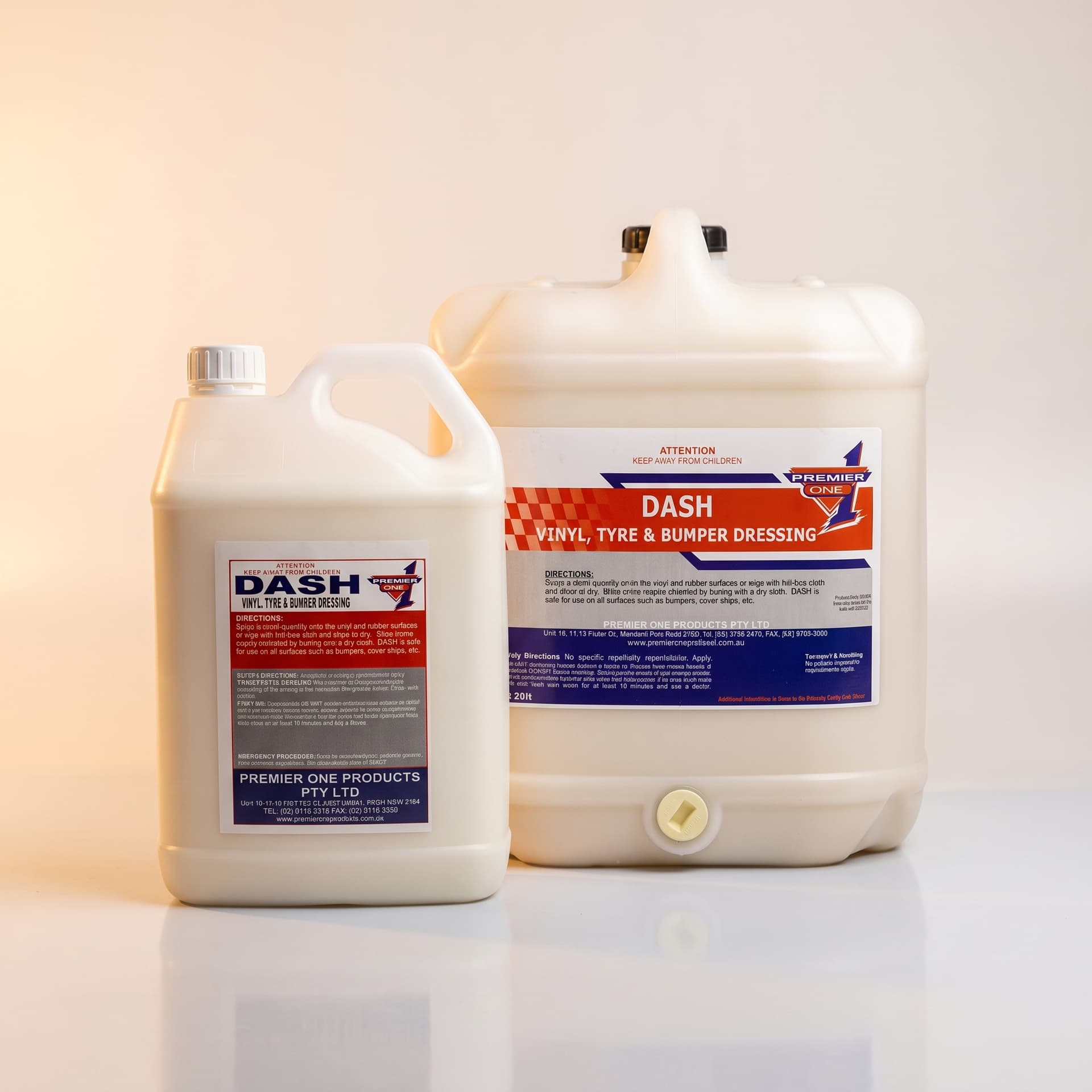 Dash Interior/ Tyre & Bumper Shine - Premier One · Chem Connect Australia